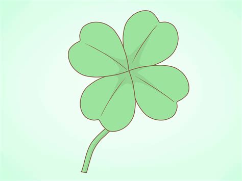 drawing a clover